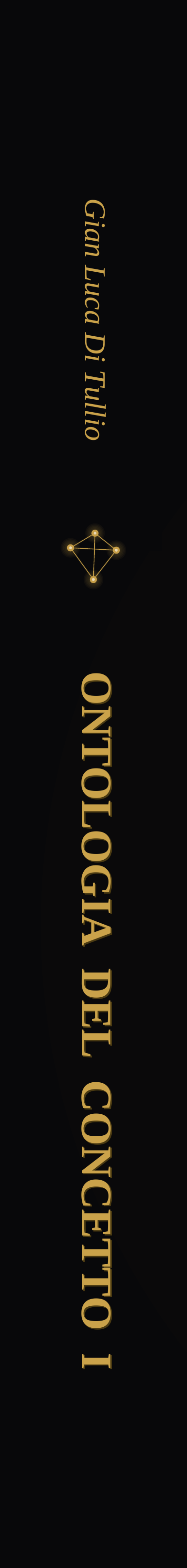 Spine of Volume I of Ontology of the Concept